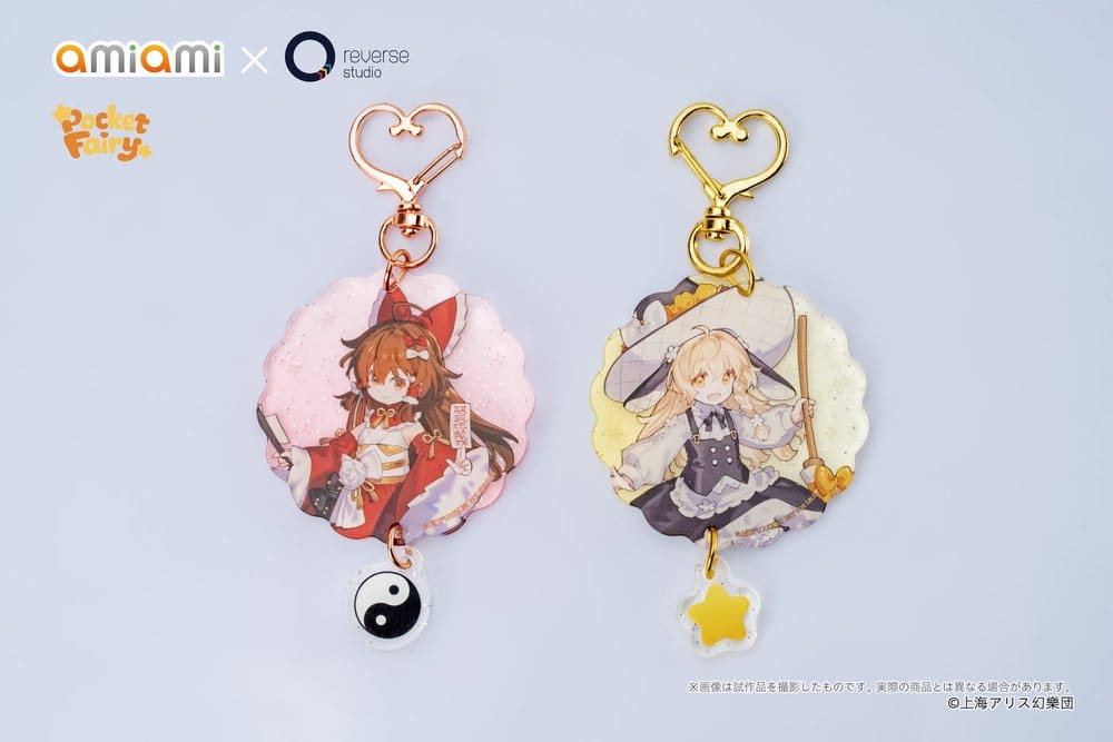 Touhou Project Reverse Palm Spirit PVC Figuren 2er-Pack Reimu Hakurei & Marisa Kirisame