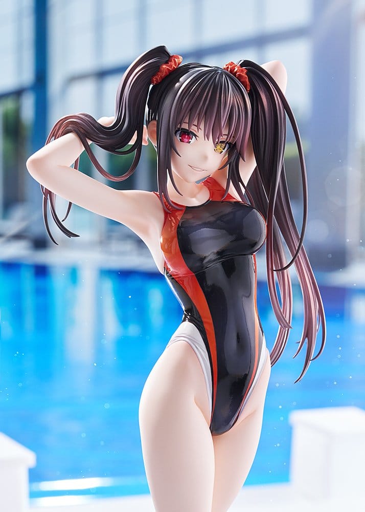 Date A Live Swimsuit Silhouette PVC Figur 1/7 Kurumi Tokisaki Swimwear Ver. 24 cm