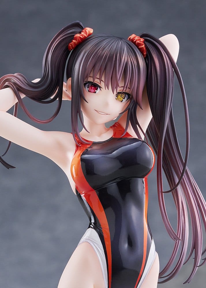 Date A Live Swimsuit Silhouette PVC Figur 1/7 Kurumi Tokisaki Swimwear Ver. 24 cm