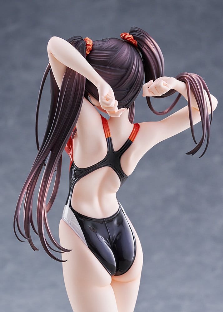Date A Live Swimsuit Silhouette PVC Figur 1/7 Kurumi Tokisaki Swimwear Ver. 24 cm