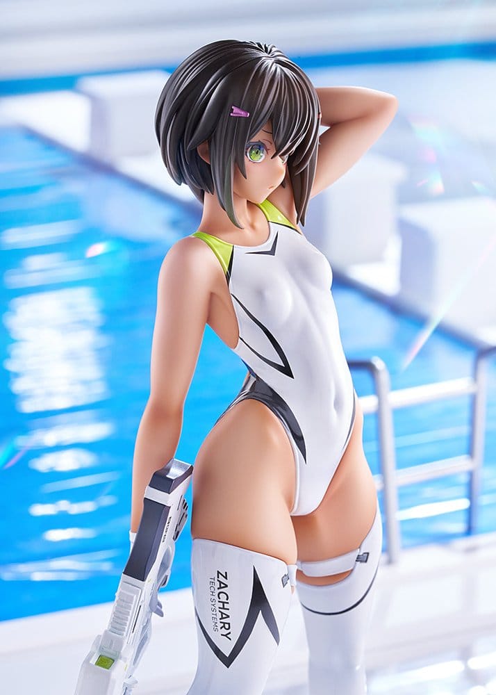 Arms Note PVC Figur 1/7 Buchou-chan of the Swimming Club White Swimsuit Ver. 22 cm