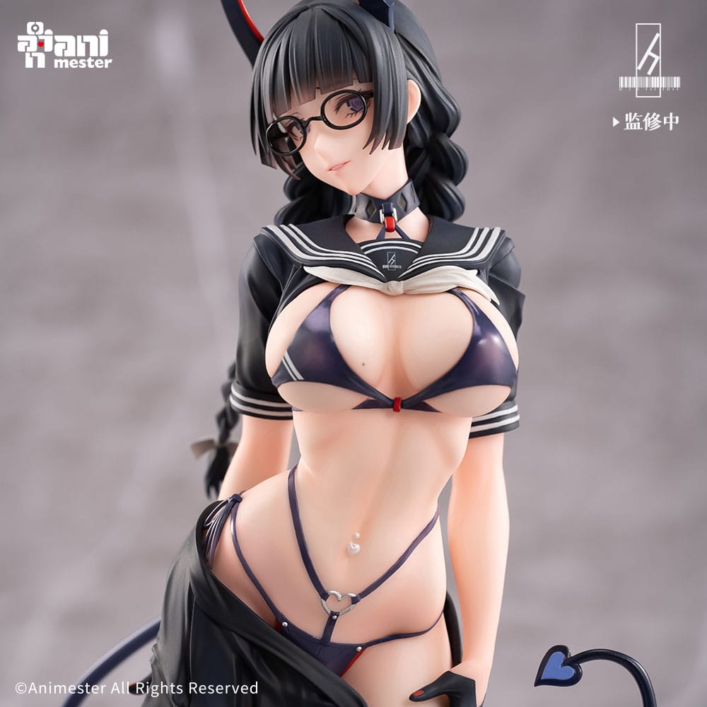 Original Character Statue 1/6 Succubus Class President Reina Illustration by Ban! 30 cm