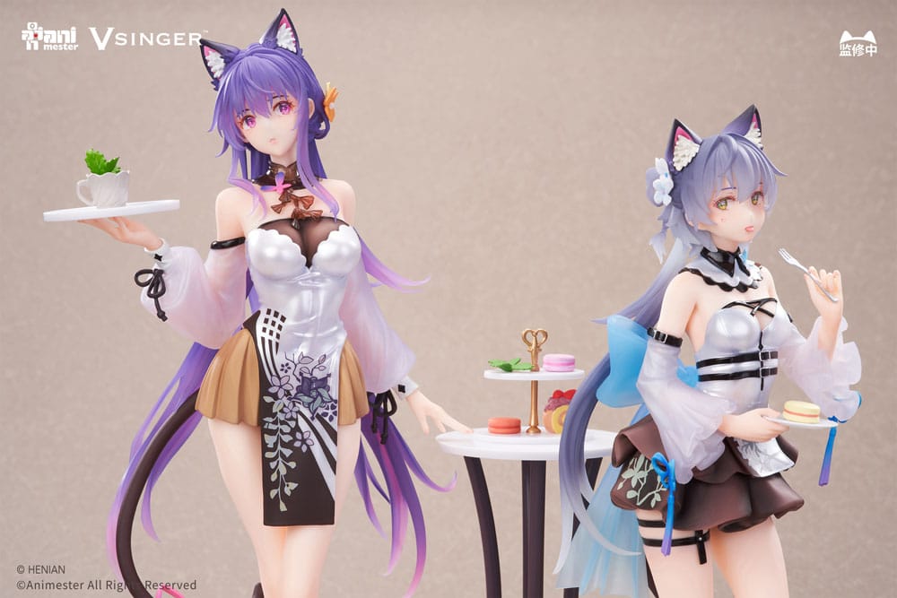 VSinger Luo Tianyi & Mo Qingxian Statuen 1/7 2er-Pack Luo Tianyi & Mo Qingxian Tea Time Melody Ver.