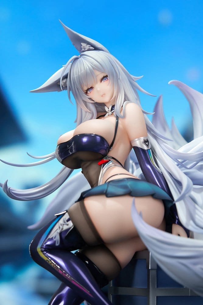 Azur Lane PVC Figur 1/7 Shinano Moonlit Chrome Ver. Acrylic Special Edition w/Display 25 cm
