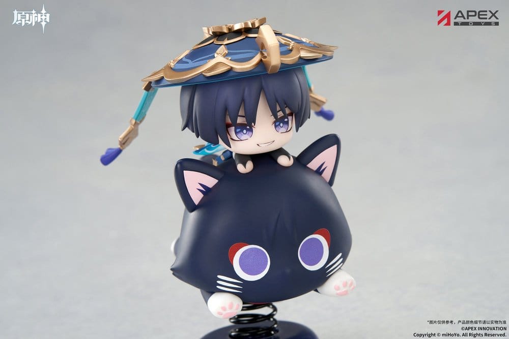 Genshin Impact Chibi Chara Yurayura Stand PVC Figur Wanderer 11 cm