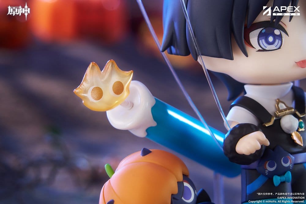 Genshin Impact You Ye Qi Xiang Series Chibi Chara PVC Statue Wanderer 10 cm