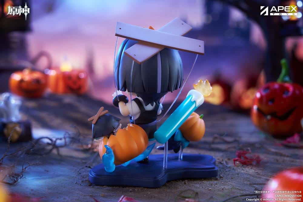 Genshin Impact You Ye Qi Xiang Series Chibi Chara PVC Statue Wanderer 10 cm