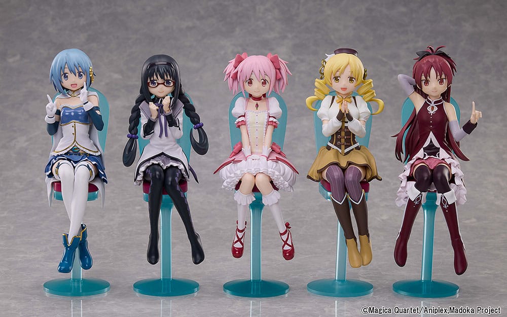 Puella Magi Madoka Magica The Movie: Rebellion PVC Statue Tea Party Cake Song Ver. Set 18 cm