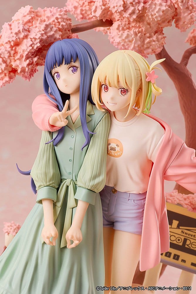 Lycoris Recoil PVC Figuren 2er-Pack Chisato Nishikigi & Takina Inoue Spring Ver. 25 cm