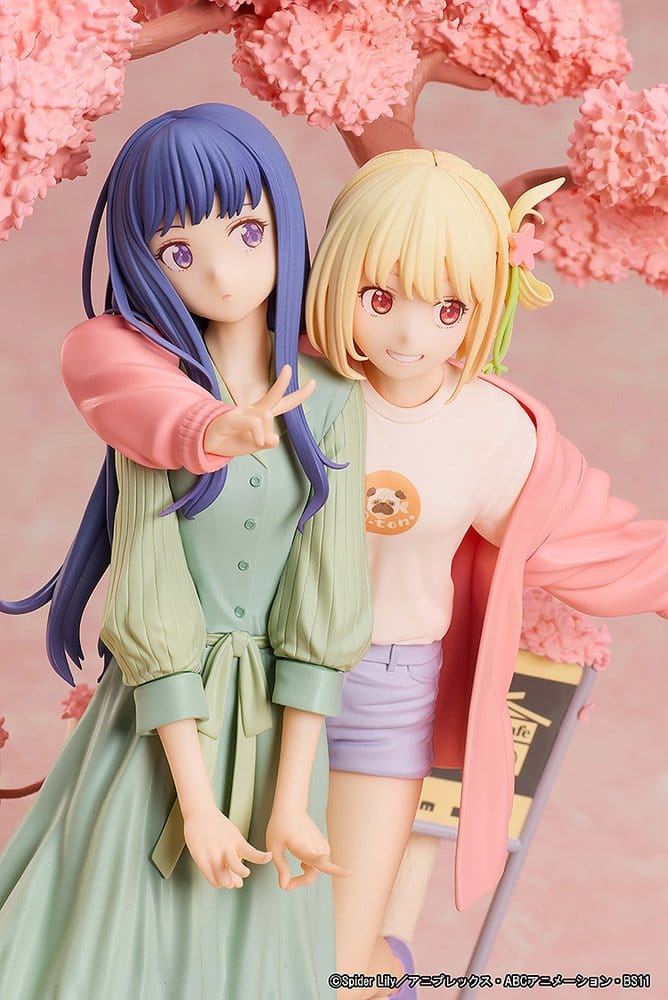 Lycoris Recoil PVC Figuren 2er-Pack Chisato Nishikigi & Takina Inoue Spring Ver. 25 cm