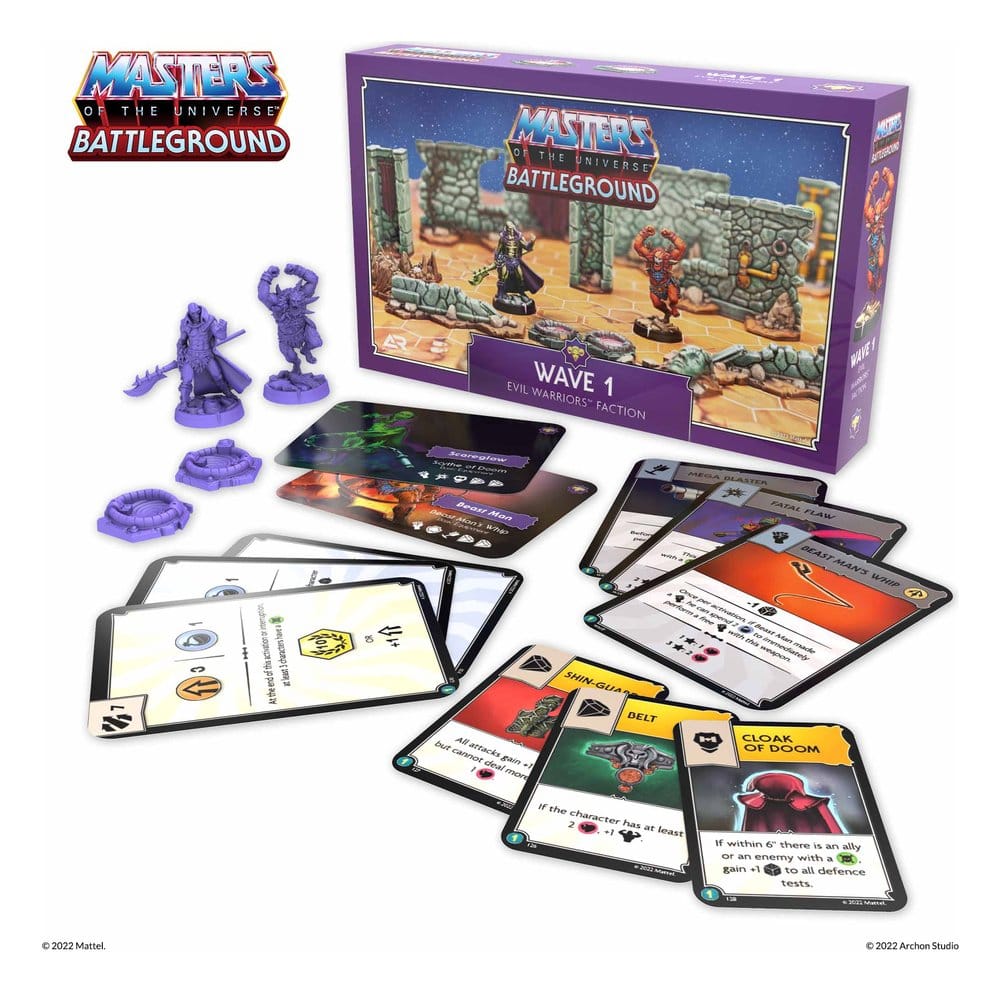 Masters of the Universe: Battleground Miniaturenspiel Wave 1: Evil Warriors Faction *Französische Version*