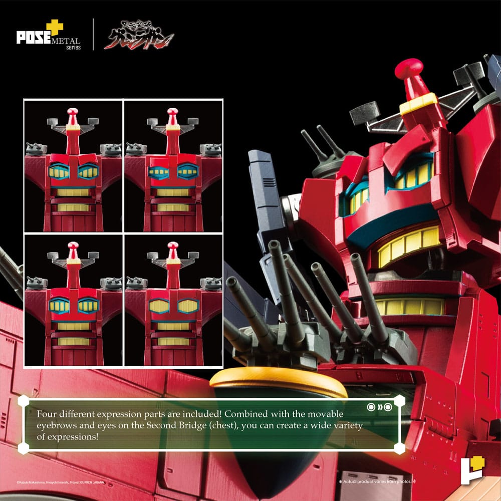 Tengen Toppa Gurren Lagann POSE+METAL series Statue Dai-Gurren 33 cm