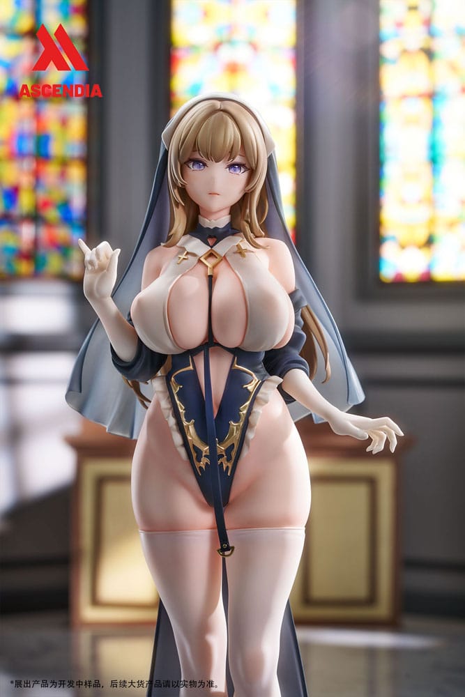 Original Character PVC Statuen 2er-Pack 1/6 Lily Nun & Emily Nurse Illustration by Chowbie 26 cm