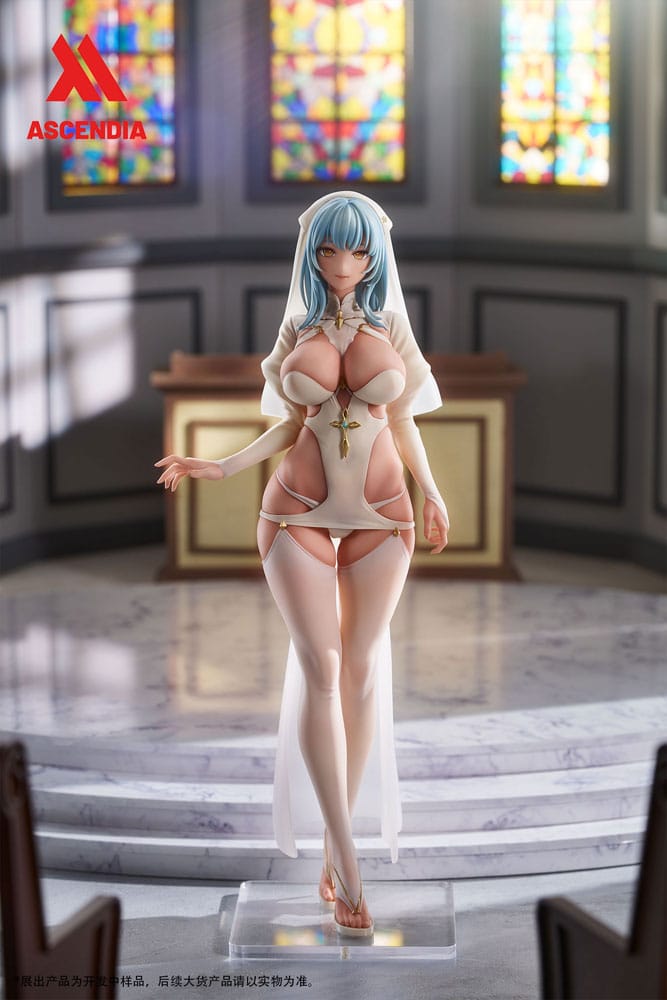 Original Character PVC Statuen 2er-Pack 1/6 Lily Nun & Emily Nurse Illustration by Chowbie 26 cm