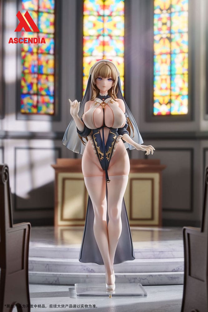 Original Character PVC Statuen 2er-Pack 1/6 Lily Nun & Emily Nurse Illustration by Chowbie 26 cm