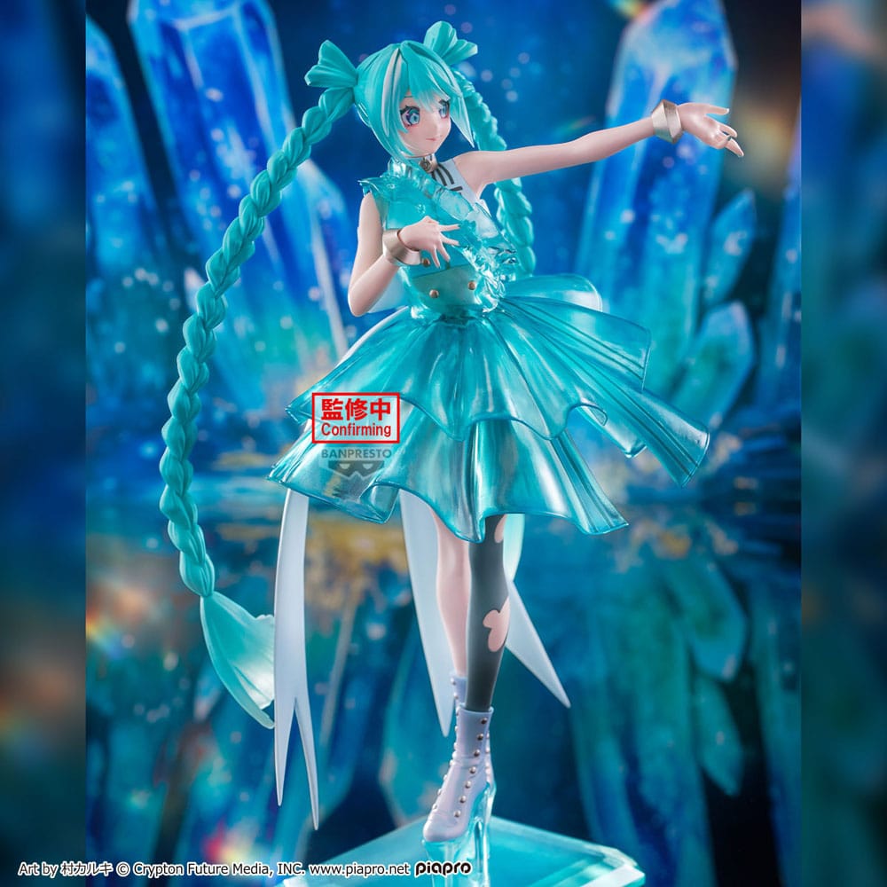 Hatsune Miku Clearluxe PVC Statue Emerald Gem 28 cm
