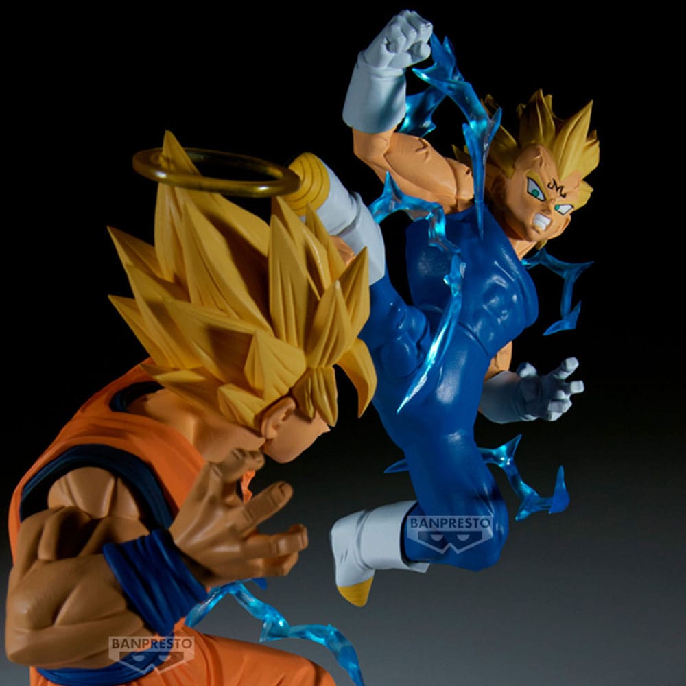 Dragon Ball Z Match Makers PVC Statue Majin Vegeta (vs Super Saiyan 2 Son Goku) 15 cm