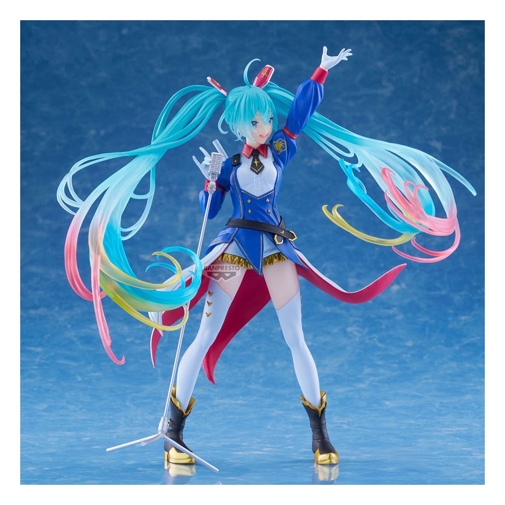 Gundam X Miku Banpresto Evolve PVC Statue Hatsune Miku Figure 21 cm