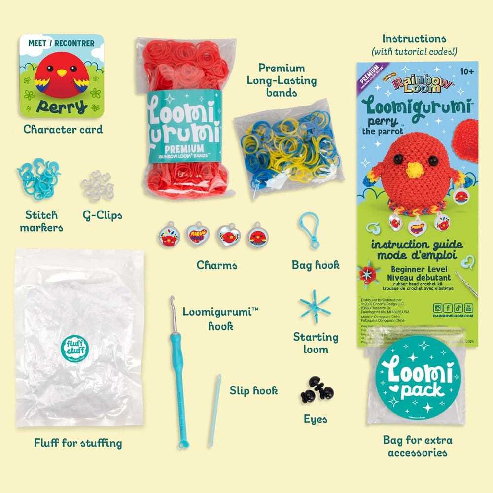 Rainbow Loom Bastelset Figuren DIY Loomigurumi Display (6)