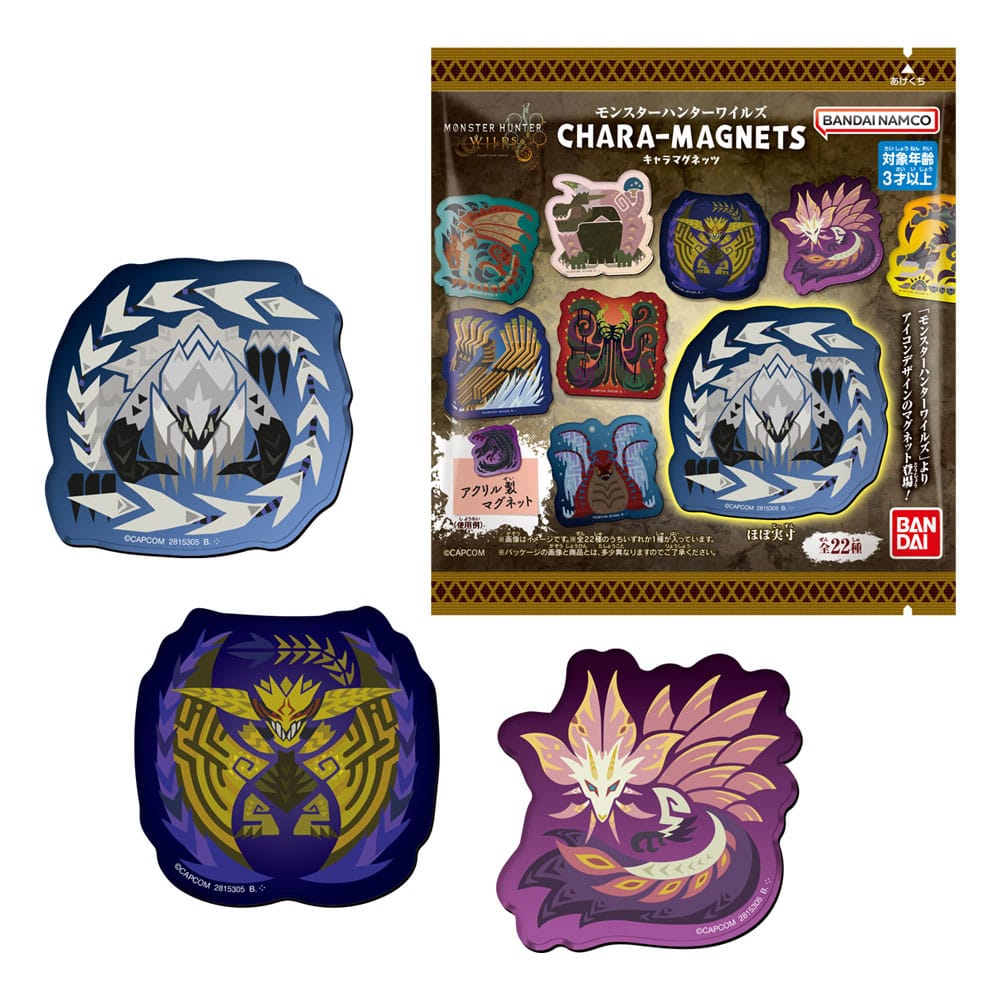 Monster Hunter Wilds Magnete 5 cm Chara-Magnets Blind Bag Display (14)