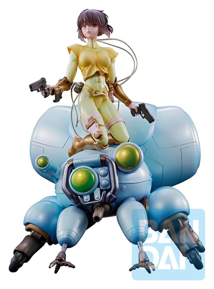 The Ghost in the Shell Ichibansho PVC Figur Motoko Kusanagi & Fuchikoma Vers. Blue 22 cm