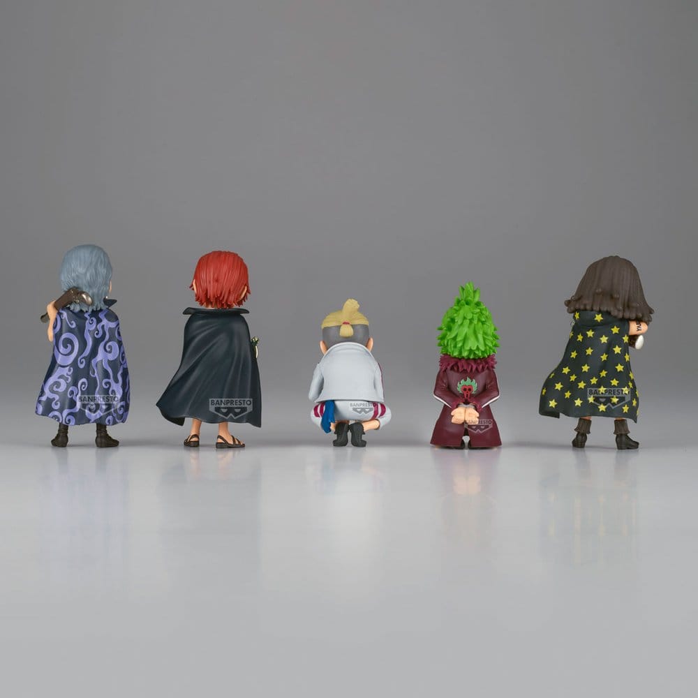 One Piece World Collectable Figur Red Hair Pirates vs Bartolomeo 5 cm Blind Box Display (12)