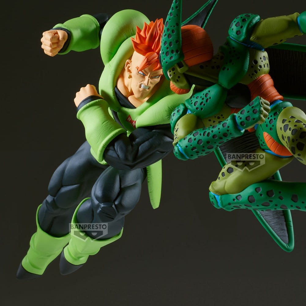 Dragon Ball Z Match Makers PVC-Figur Android 16 (vs Cell) 17 cm