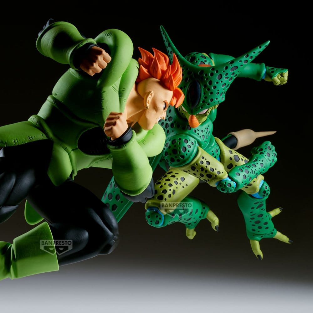 Dragon Ball Z Match Makers PVC-Figur Cell (vs Android 16) 16 cm