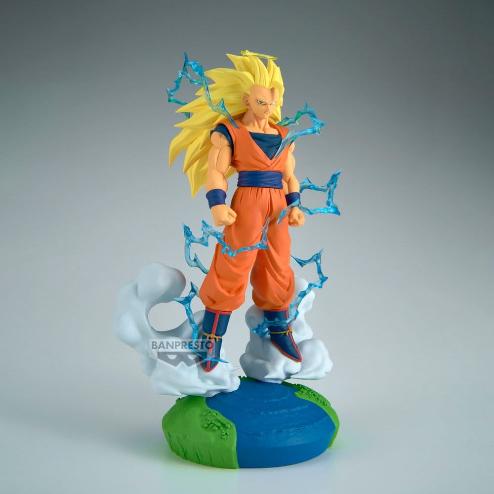 Dragon Ball Z History Box PVC-Figur Super Saiyan 3 Son Goku 18 cm