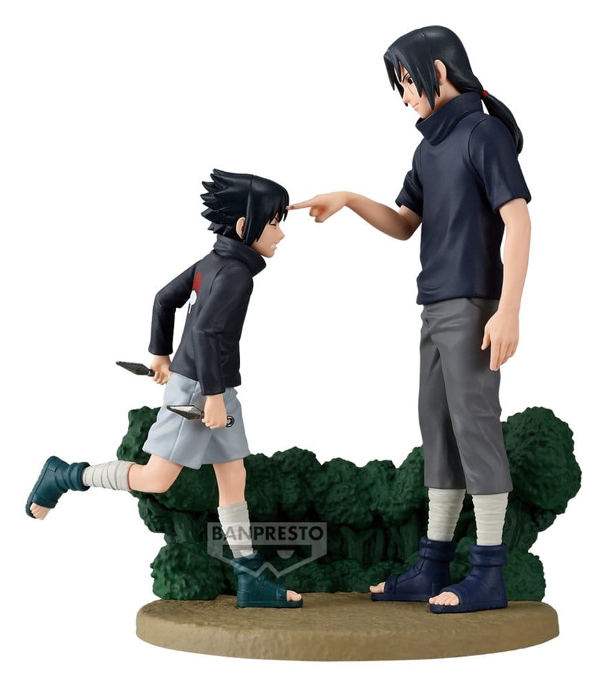 Naruto Shippuden Memorable Saga PVC-Figur Sasuke Uchiha & Itachi Uchiha 14 cm