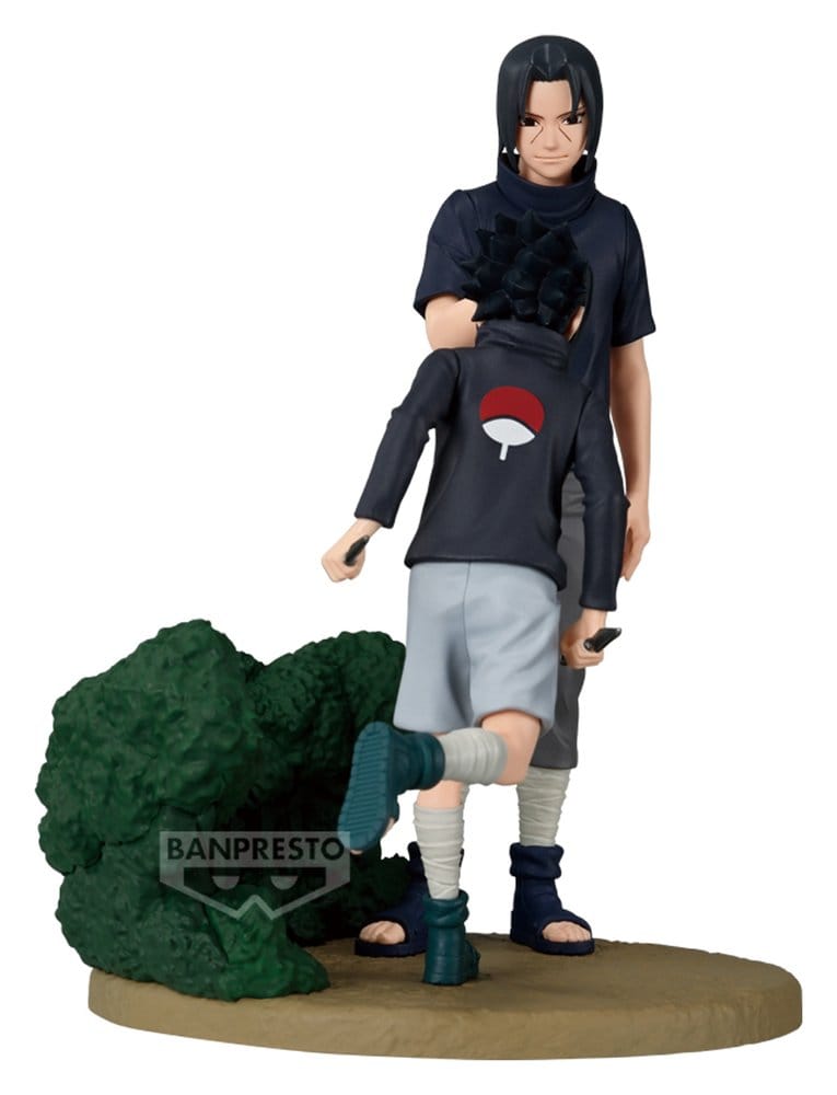 Naruto Shippuden Memorable Saga PVC-Figur Sasuke Uchiha & Itachi Uchiha 14 cm
