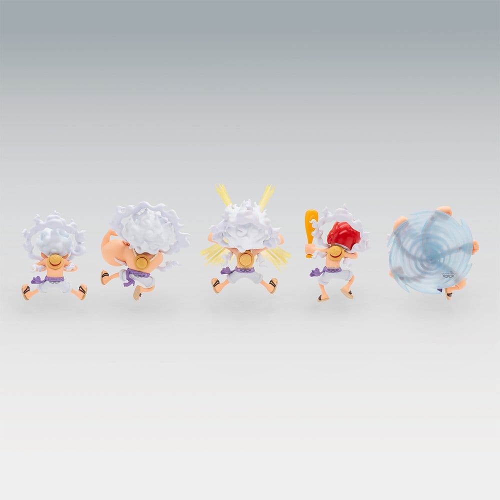 One Piece World Collectable Figure Minifiguren Monkey D. Ruffy Gear 5 Special 2 Sortiment (12)