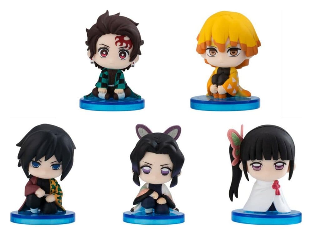 Demon Slayer Suwarase-tai Gashapon Minifiguren Blind Box Wave 5 Display (24)
