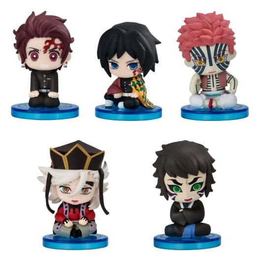 Demon Slayer Suwarase-tai Gashapon Minifiguren Blind Box Wave 5 Display (24)