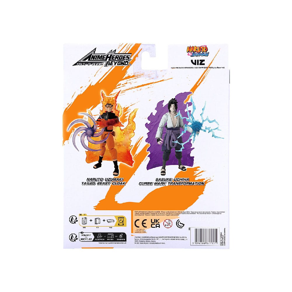 Nasruto Shippuden Anime Heroes Beyond Actionfigur Sasuke Uchiha 17 cm