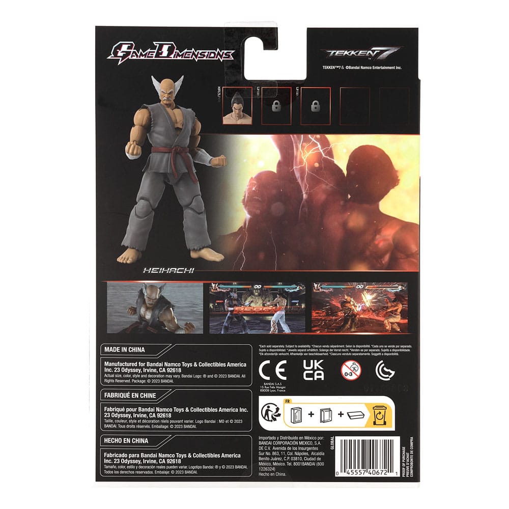 Tekken Game Dimensions Actionfigur Heihachi 17 cm
