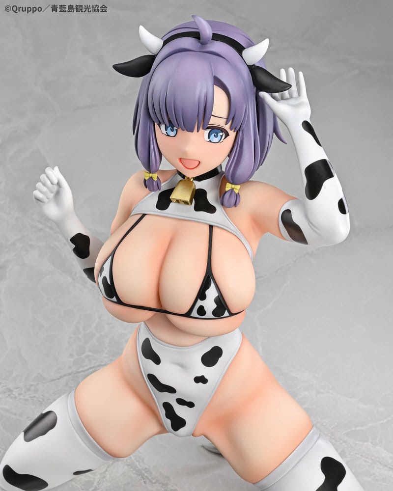 Nukitashi The Animation PVC Statue 1/5 Misaki Hotori Cow print costume 22 cm