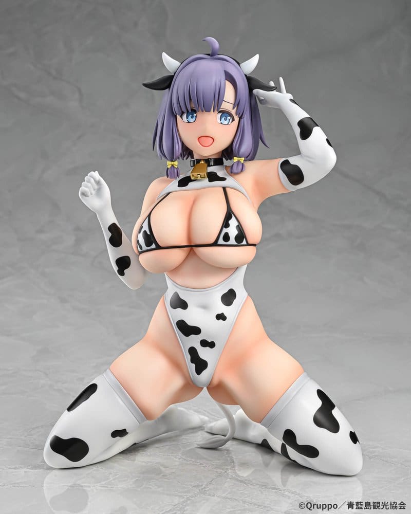 Nukitashi The Animation PVC Statue 1/5 Misaki Hotori Cow print costume 22 cm