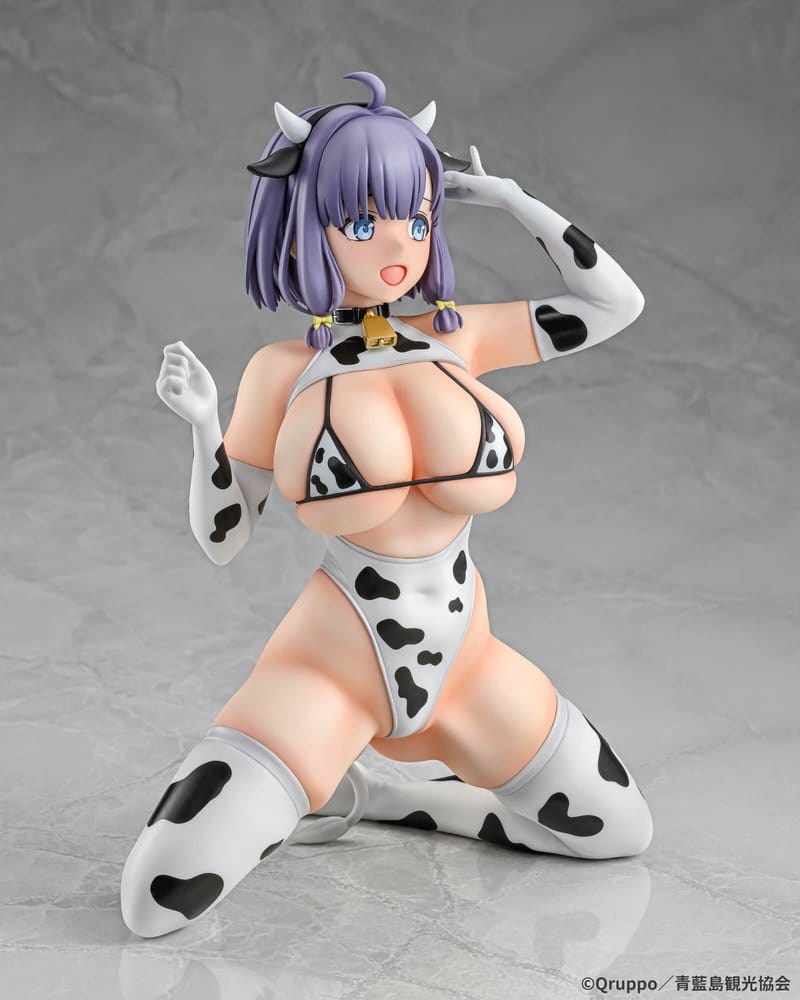 Nukitashi The Animation PVC Statue 1/5 Misaki Hotori Cow print costume 22 cm