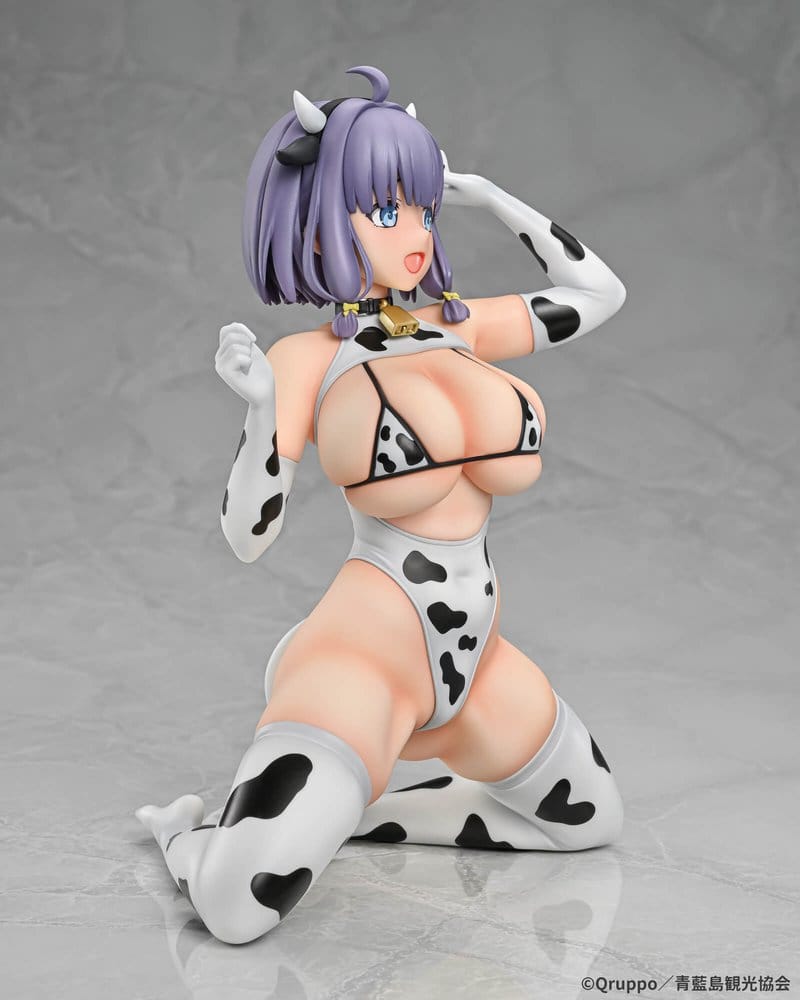 Nukitashi The Animation PVC Statue 1/5 Misaki Hotori Cow print costume 22 cm
