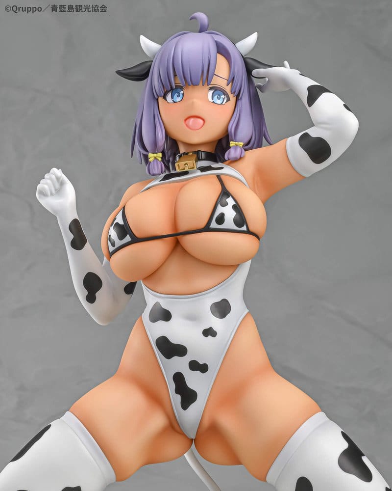 Nukitashi The Animation PVC Statue 1/5 Misaki Hotori Cow print costume Tanned Ver. 22 cm