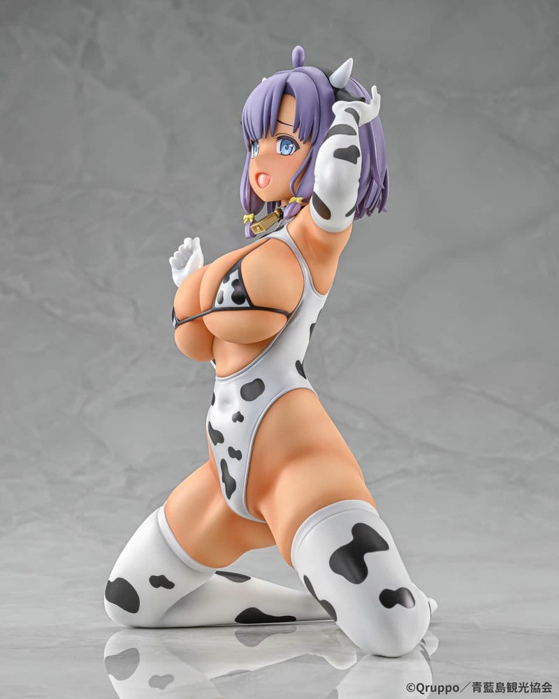 Nukitashi The Animation PVC Statue 1/5 Misaki Hotori Cow print costume Tanned Ver. 22 cm