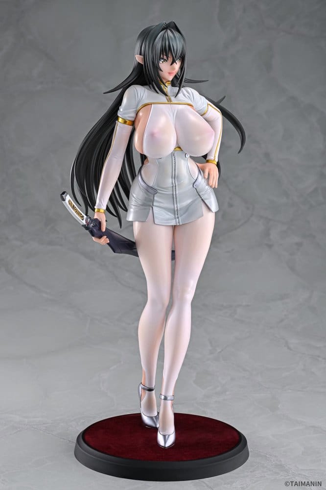 Taimanin RPG PVC Figur 1/6 Annerose Vajra White see-through Ver. 31 cm