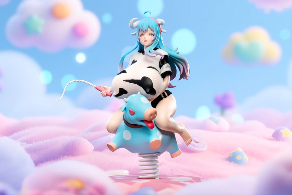 Original Character Statue 1/6 Niu Niang Illustration by renowned designer collective Wushan 21 cm