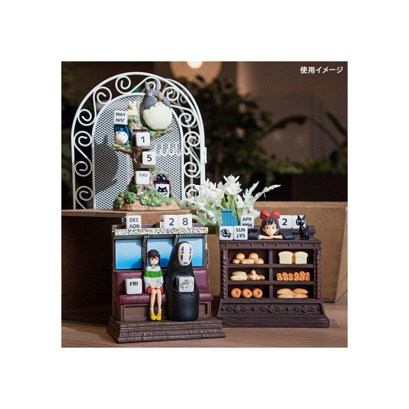 Mein Nachbar Totoro Statue Diorama / Calendar Perpetual Ocarina Concert 11 cm *Englische Version*
