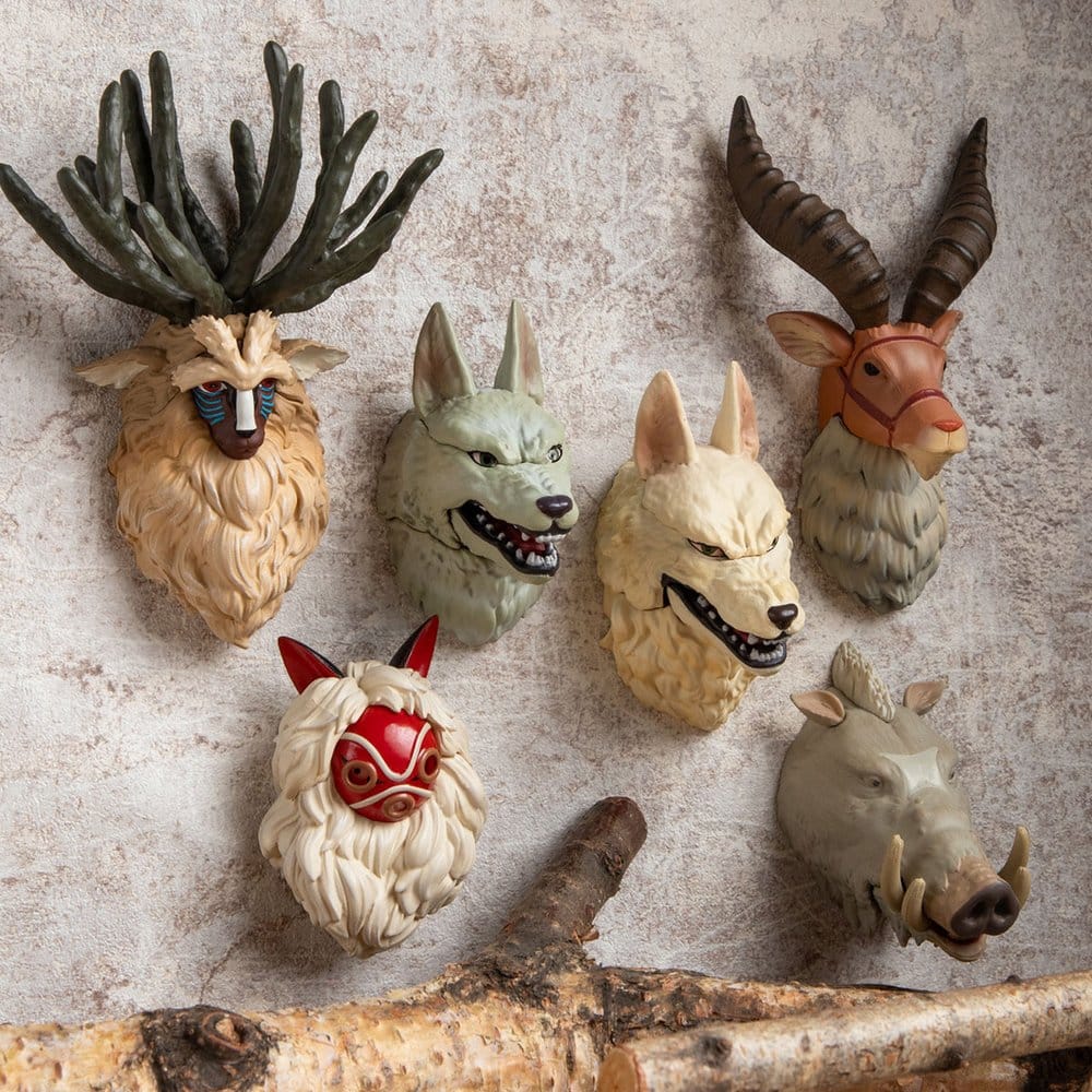 Prinzessin Mononoke Magnete Mystery Box 3D Character Sortiment (6)