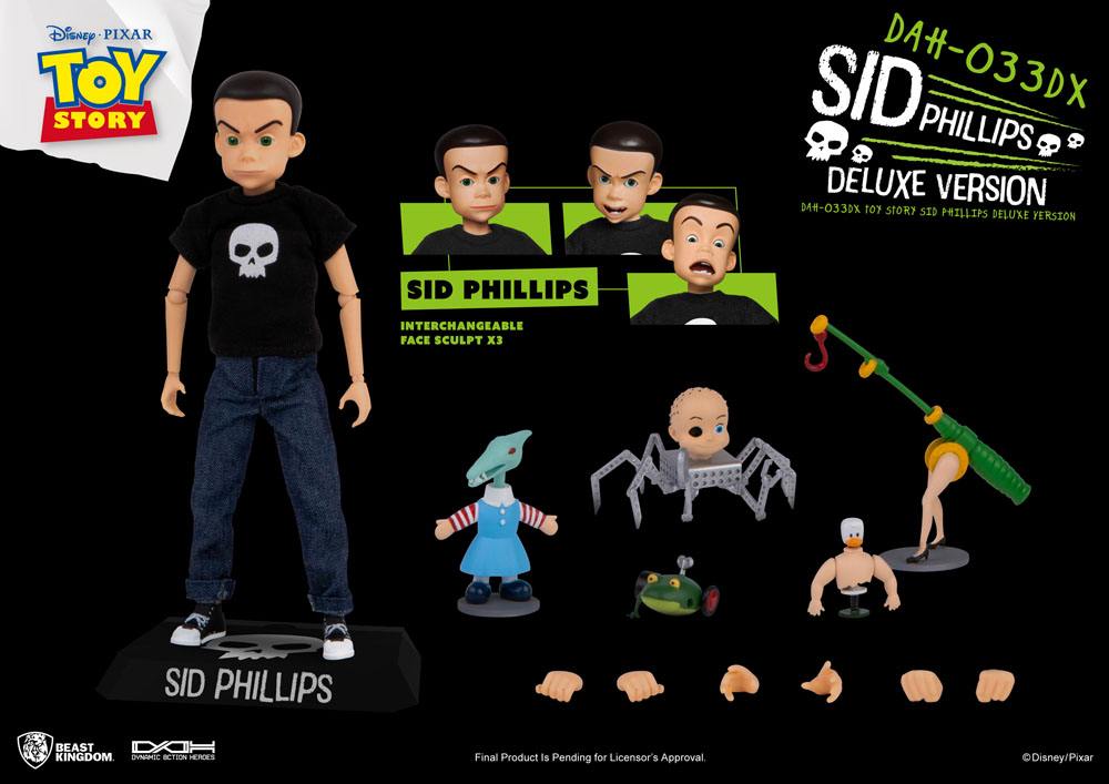 Toy Story Dynamic 8ction Heroes Actionfigur Sid Phillips Deluxe Version 14 cm