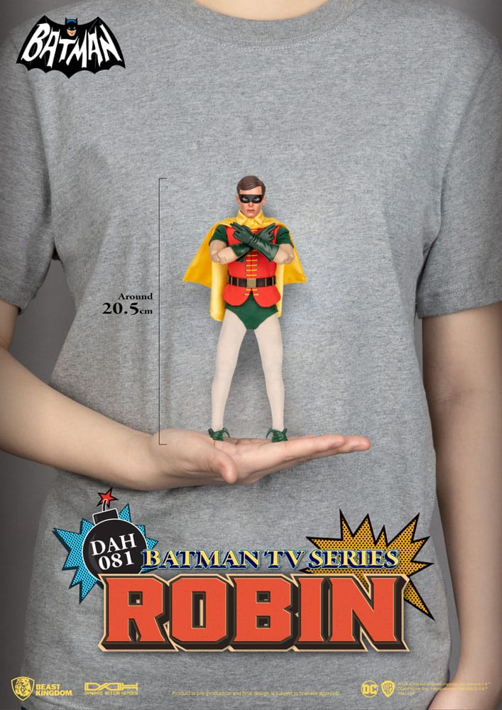 DC Comics Dynamic 8ction Heroes Actionfigur 1/9 Batman TV Series Robin 24 cm