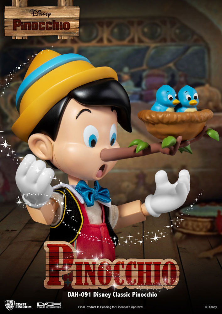 Disney Classic Dynamic 8ction Heroes Actionfigur 1/9 Pinocchio 18 cm