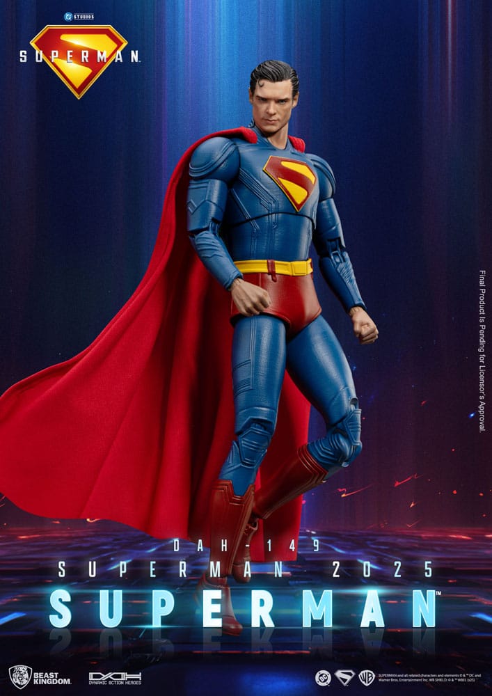 Superman (2025) Actionfigur Superman & Krypto 21 cm